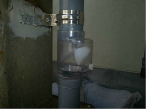 エアコン排水用トラップです☆エアコンでお困りの事は京都・滋賀のデヴァシオンへ！！
