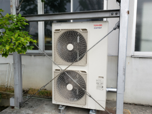 業務用エアコン入替完了！エアコン取付・取外・入替は京都のデヴァシオン！