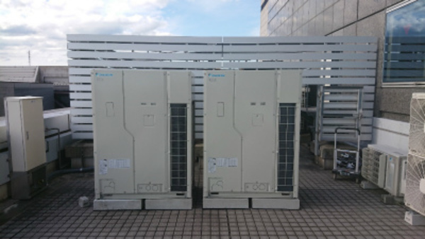 大型ビル用マルチエアコン取付工事(^-^)/大型エアコン工事はエアコンセンター京都、滋賀！
