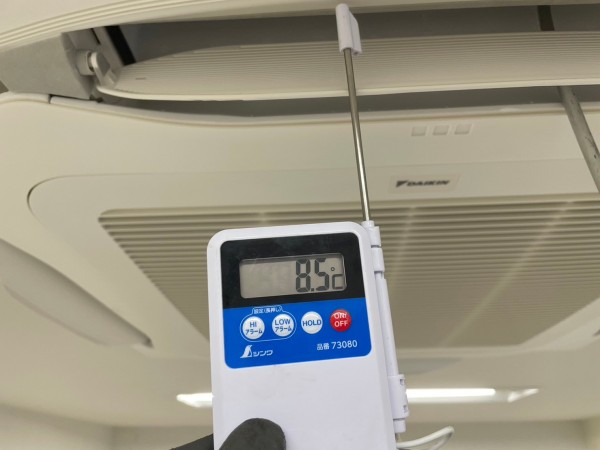 冬でも冷暖房両方でエアコン試運転データ取り❣